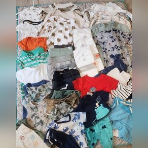EUC nb/mostly 0 to 3 month baby boy clothes